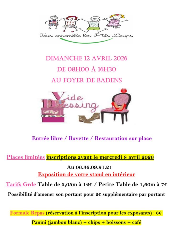 Vide dressing ptits loups
